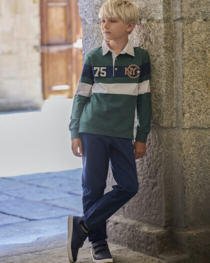 Pantaloni Cargo Drill Elasticizzato