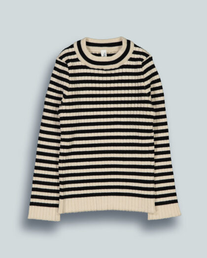 Tshirt In Maglia Rigata