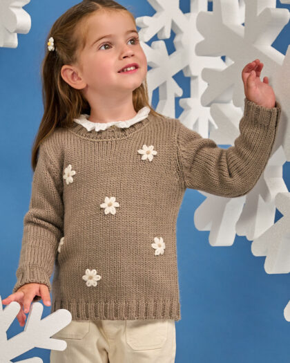 Maglia Girocollo Fiori