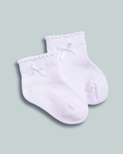 Calzino Con Fiocco Neonata